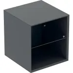 Módulo lateral Geberit ONE: 45x49.2x47cm, Lava / Cubierto mate